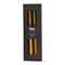 Color Studio 12" Traditional Taper Unscented Smokeless Paraffin Wax Candle Ochre Yellow Set of 4 Burn Time 8 hrs.